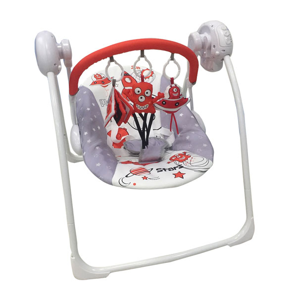 Space adventure electric baby swing